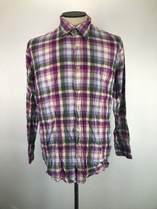 Camisa Multicolor de Cuadro Alan Flusser