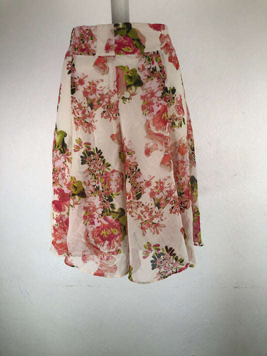 Falda Crema Floral Nue Options