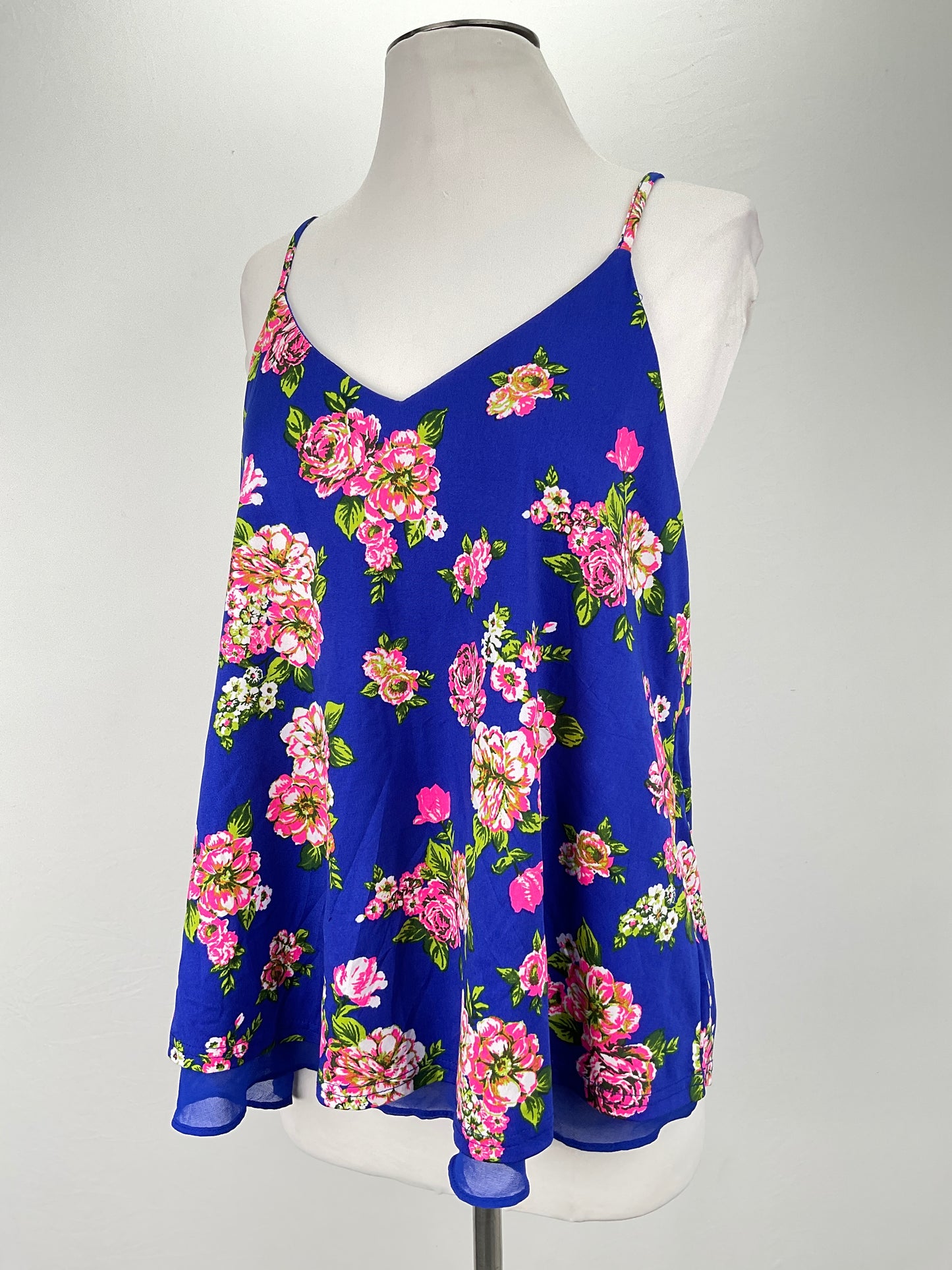 Blusa Azul Floral Sweet Wanderer