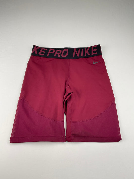Licra Rojo Vino Deportiva Nike Pro