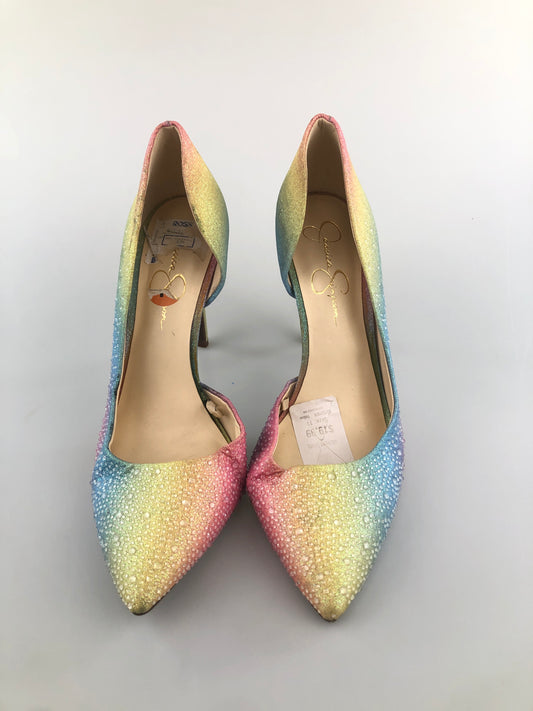 Zapatos Multicolor Brillo de Tacon Jessica Simpson