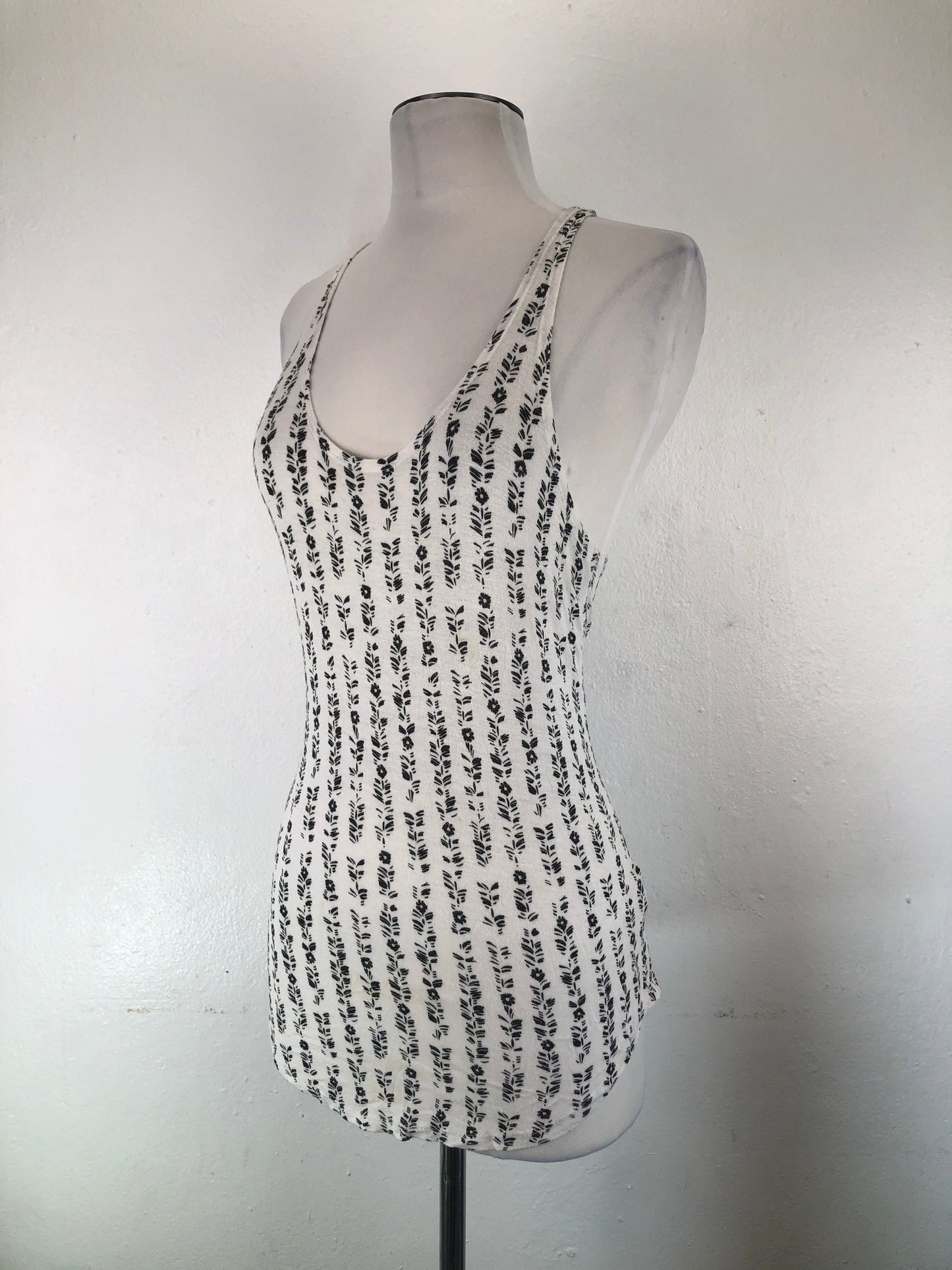 Blusa Blanco Floral Mudd