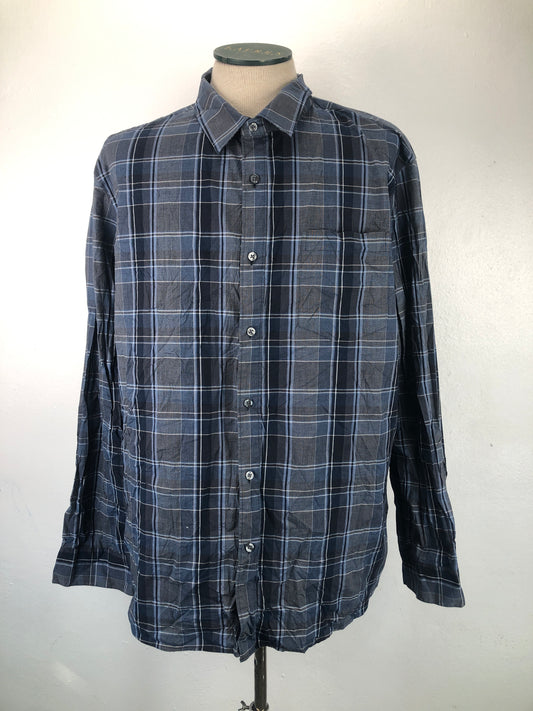 Camisa Gris De Cuadro Apt.9