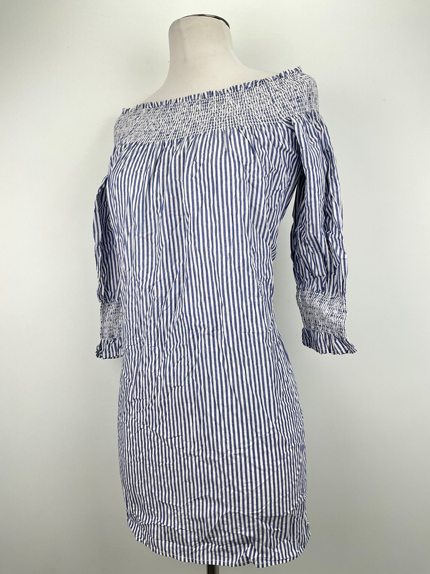 Vestido Azul claro de Rayas Forever 21