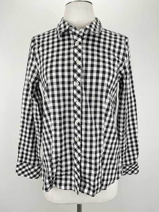 Camisa Gris de cuadro Talbots