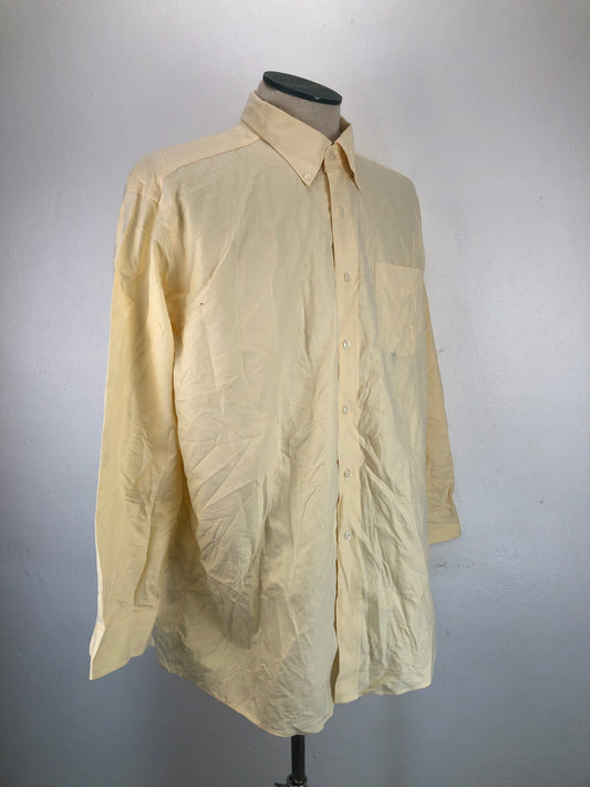 Camisa amarillo Wrinkle Free