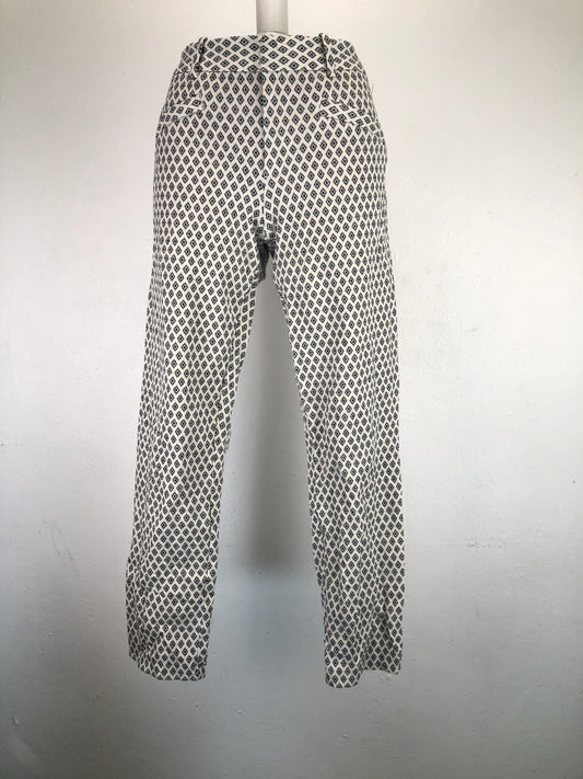 Pantalon Crema Lunares De Vestir Gap