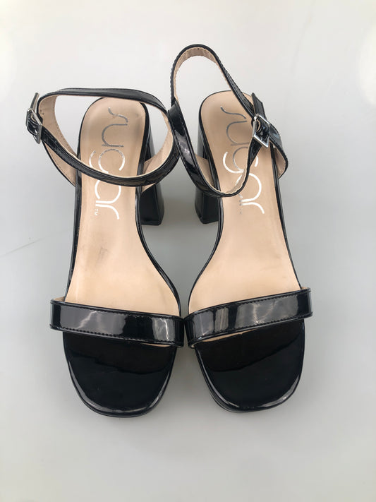 Zapatilla Negro de Tacon Sugar