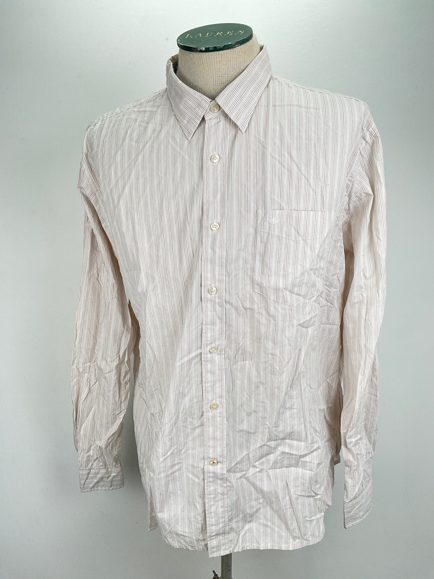 Camisa Crema de Rayas Dockers