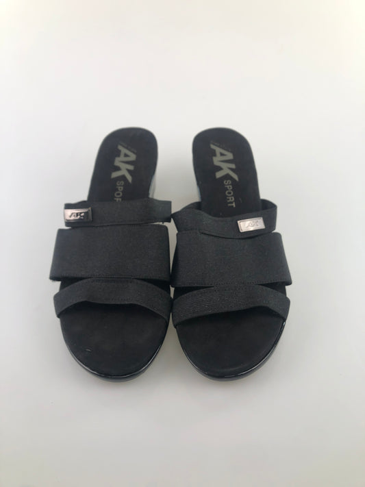 Zapatilla Negro de Plataforma Anne Klein