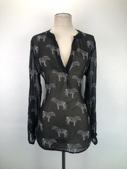 Blusa Negro Banana Republic