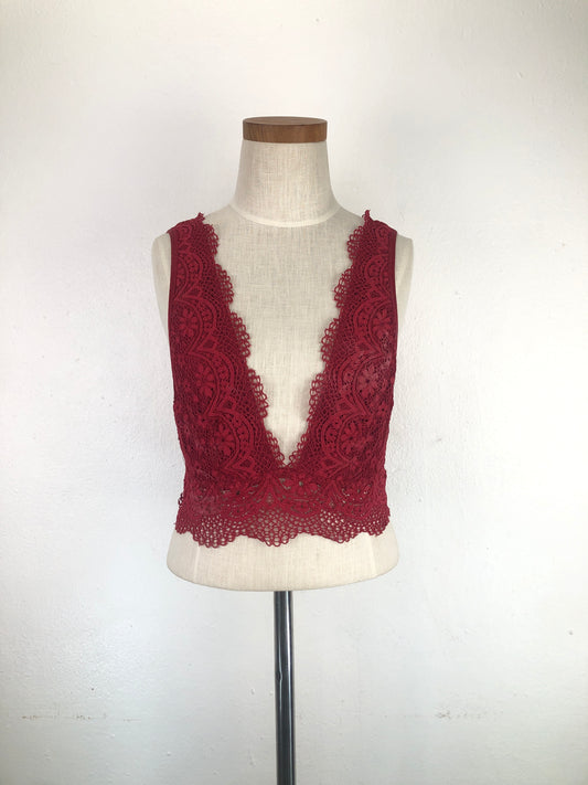 Blusita Rojo vino Deportivo Victoria,s Secret