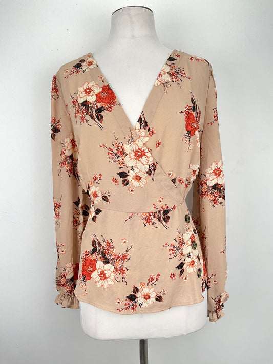 Blusa Crema Floral Cravefanie