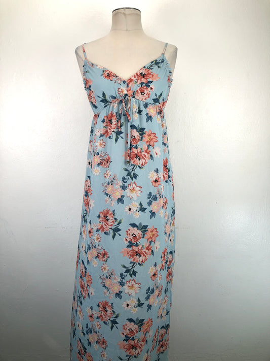 Vestido Azul claro Floral City Studio