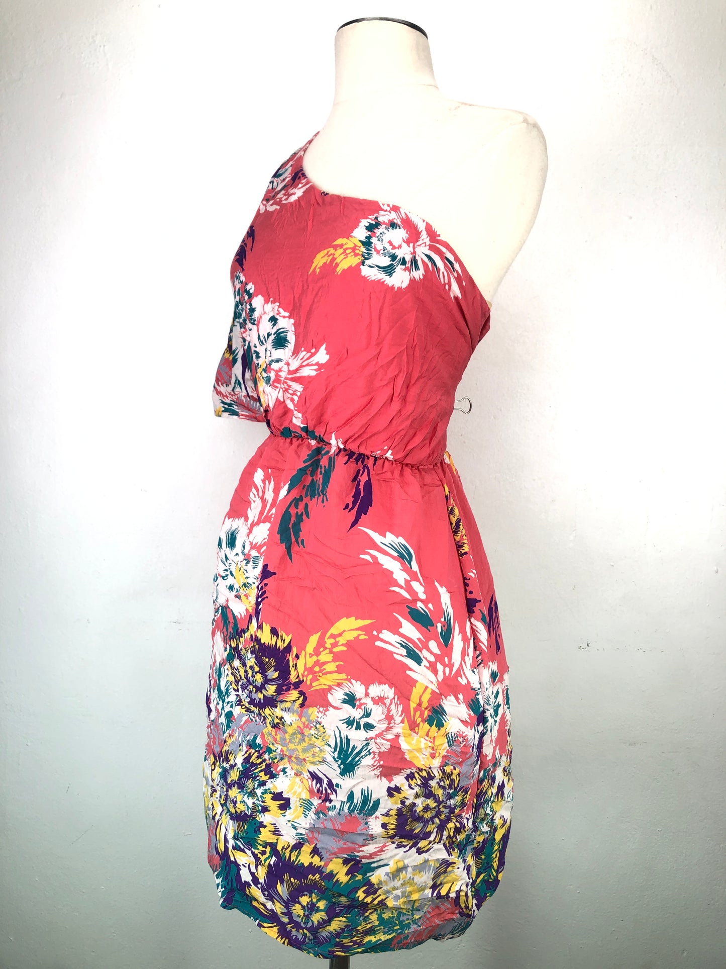 Vestido Rosado de Floral Blue Rair