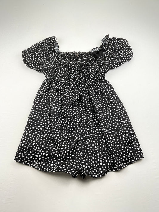 Enterizo Negro Floral Dress Forum