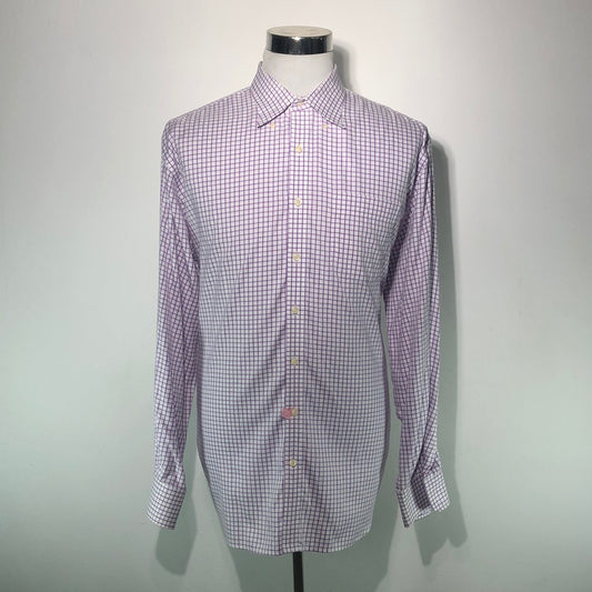 Camisa Blanco de Cuadro Peter Millar