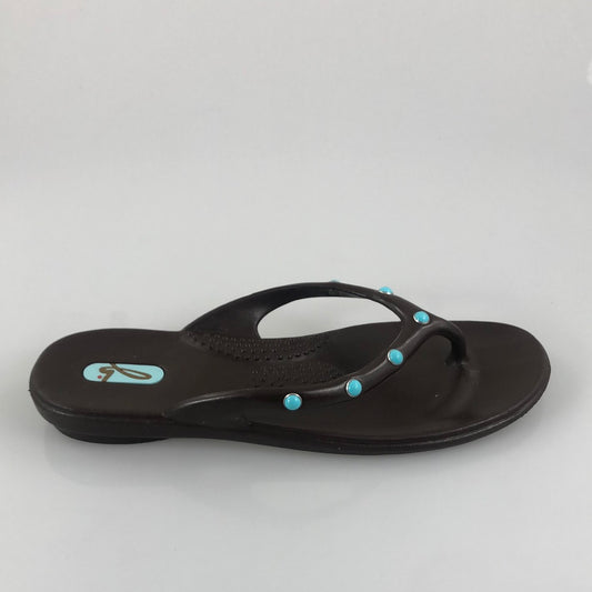 Sandalia Marron Okal