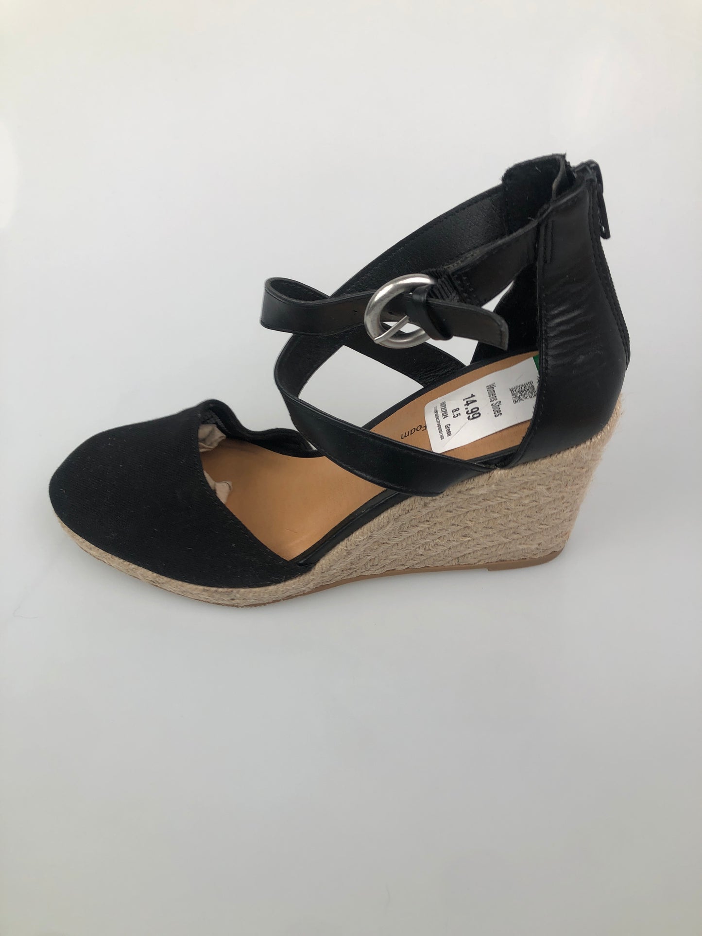 Zapatilla Negro Plataforma Time Tru