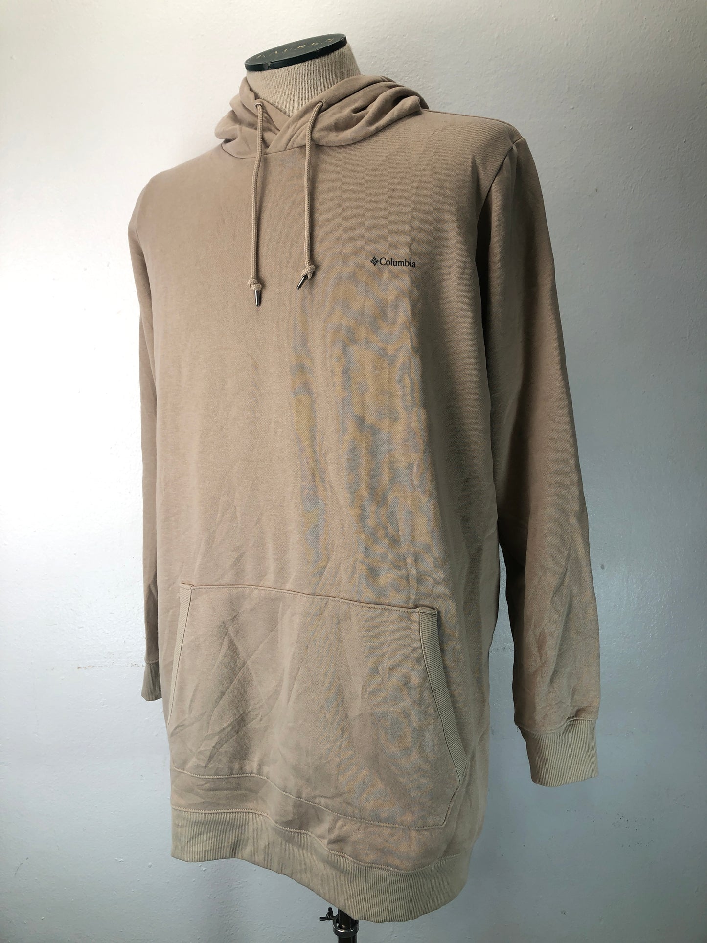 Abrigo Crema Con Gorro Columbia