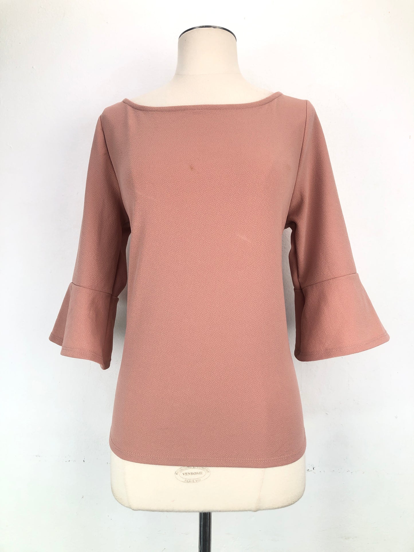 Blusa Nude Green Envelope