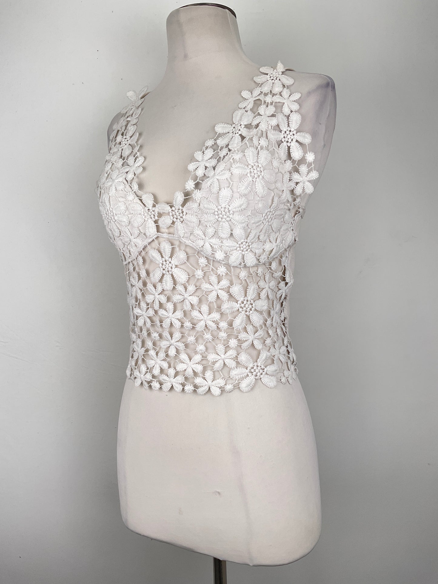 Blusa Blanco Floral Aina