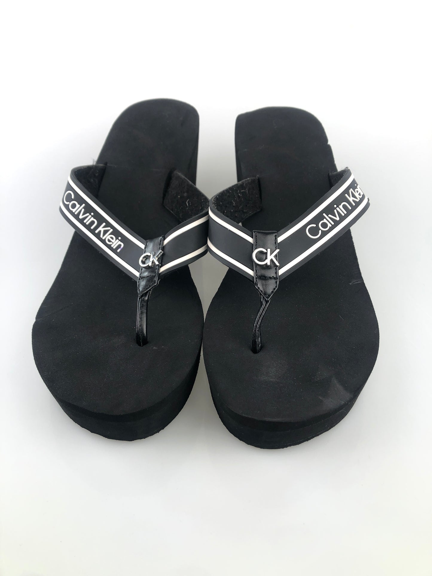 Sandalia Negro Plataforma Calvin Klein