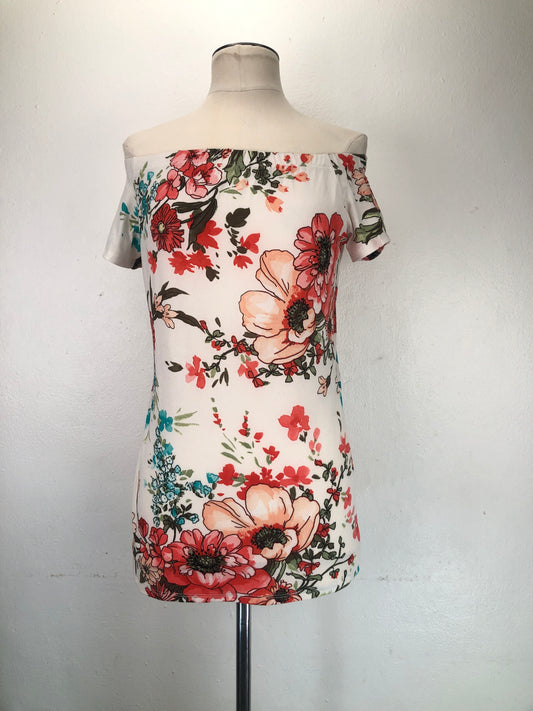 Blusa Crema Floral Variangis