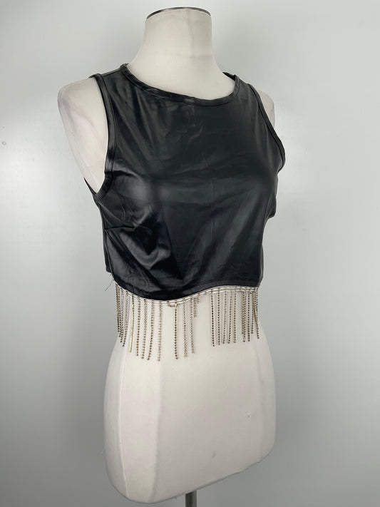 Blusa Negro Leder Liz Sara