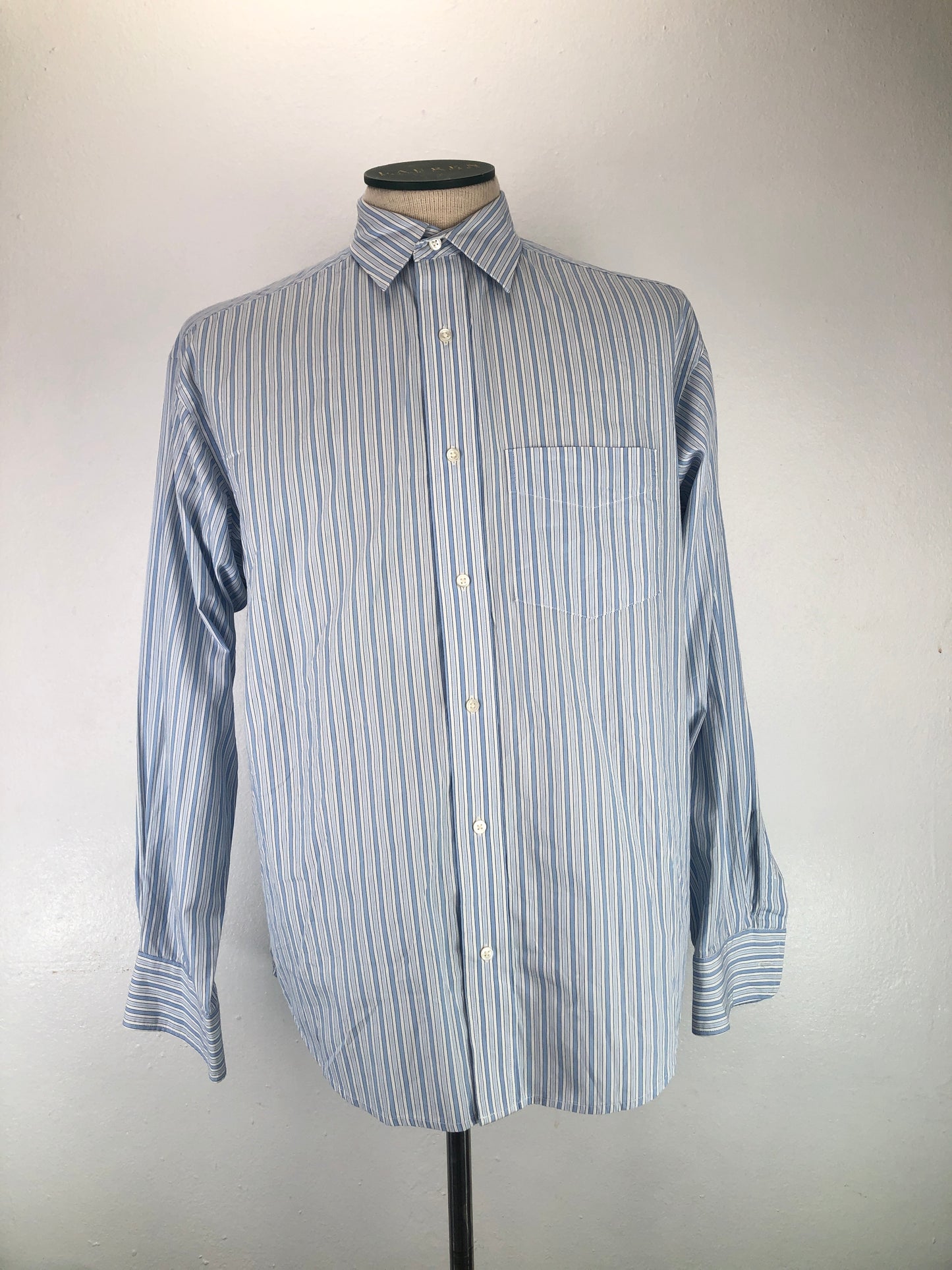 Camisa Azul claro de Cuadro Banana Republic