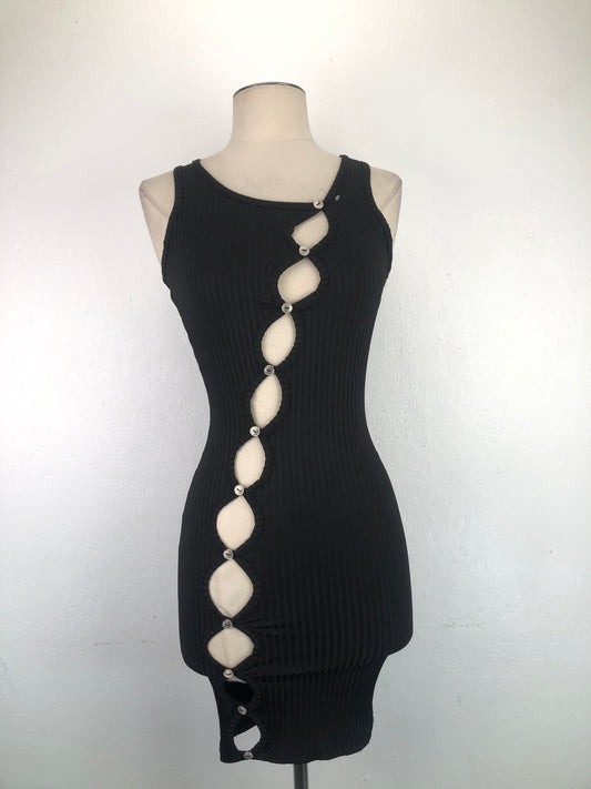 Vestido negro Fashion Nova