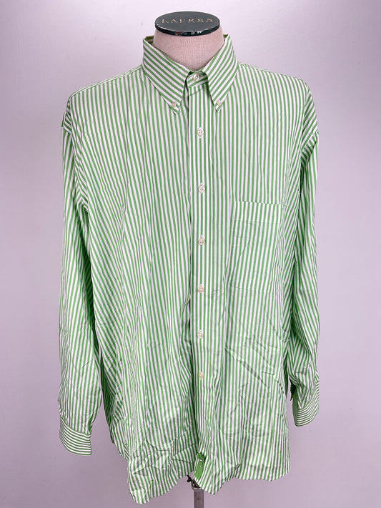 Camisa Verde de Rayas Paul Fredrick