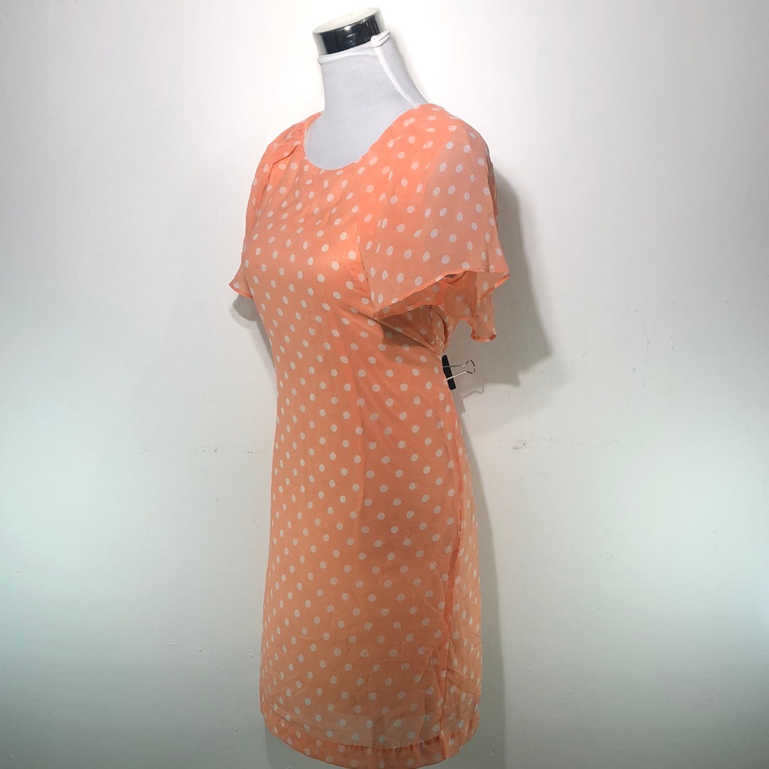 Vestido Naranja de Lunares Reve Bijoux