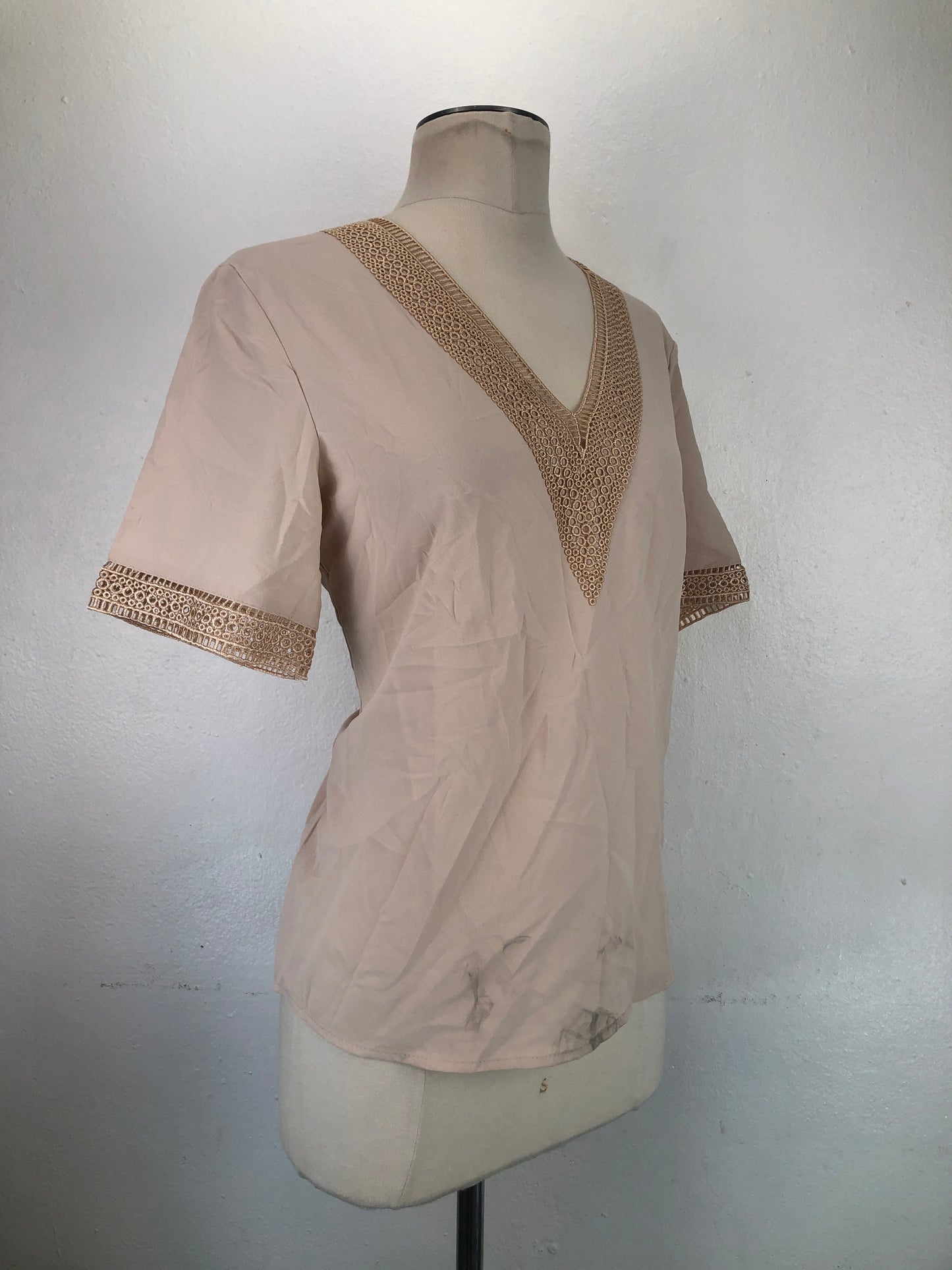 Blusa Crema Shein