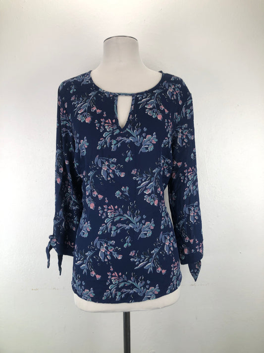 Blusa Azul marino Floral Haw Thorn
