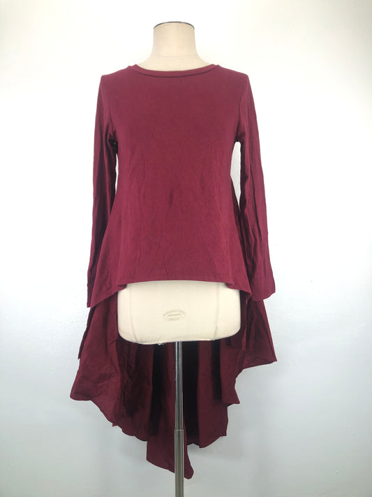 Vestido Rojo vino Fashion Nova