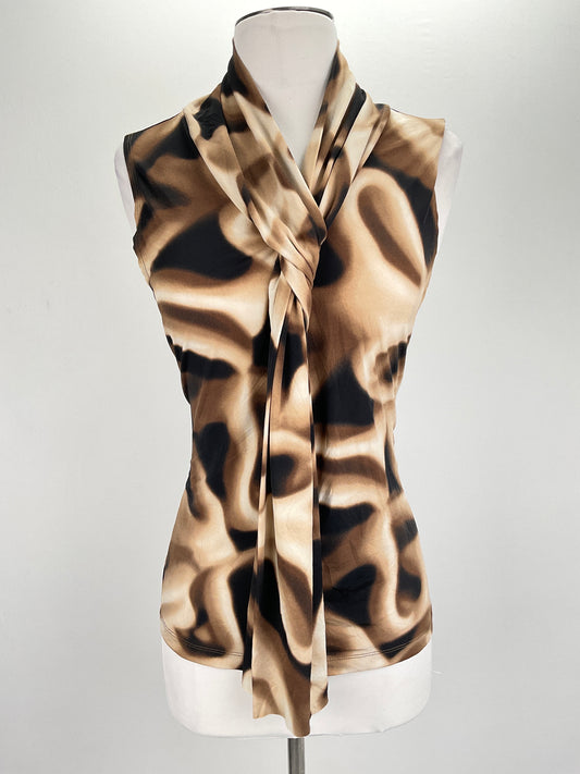 Blusa Marron Adrienne Vittadini