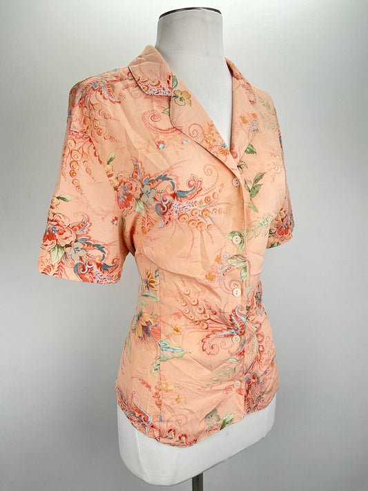 Camisa Naranja Floral Alfredo Dunner