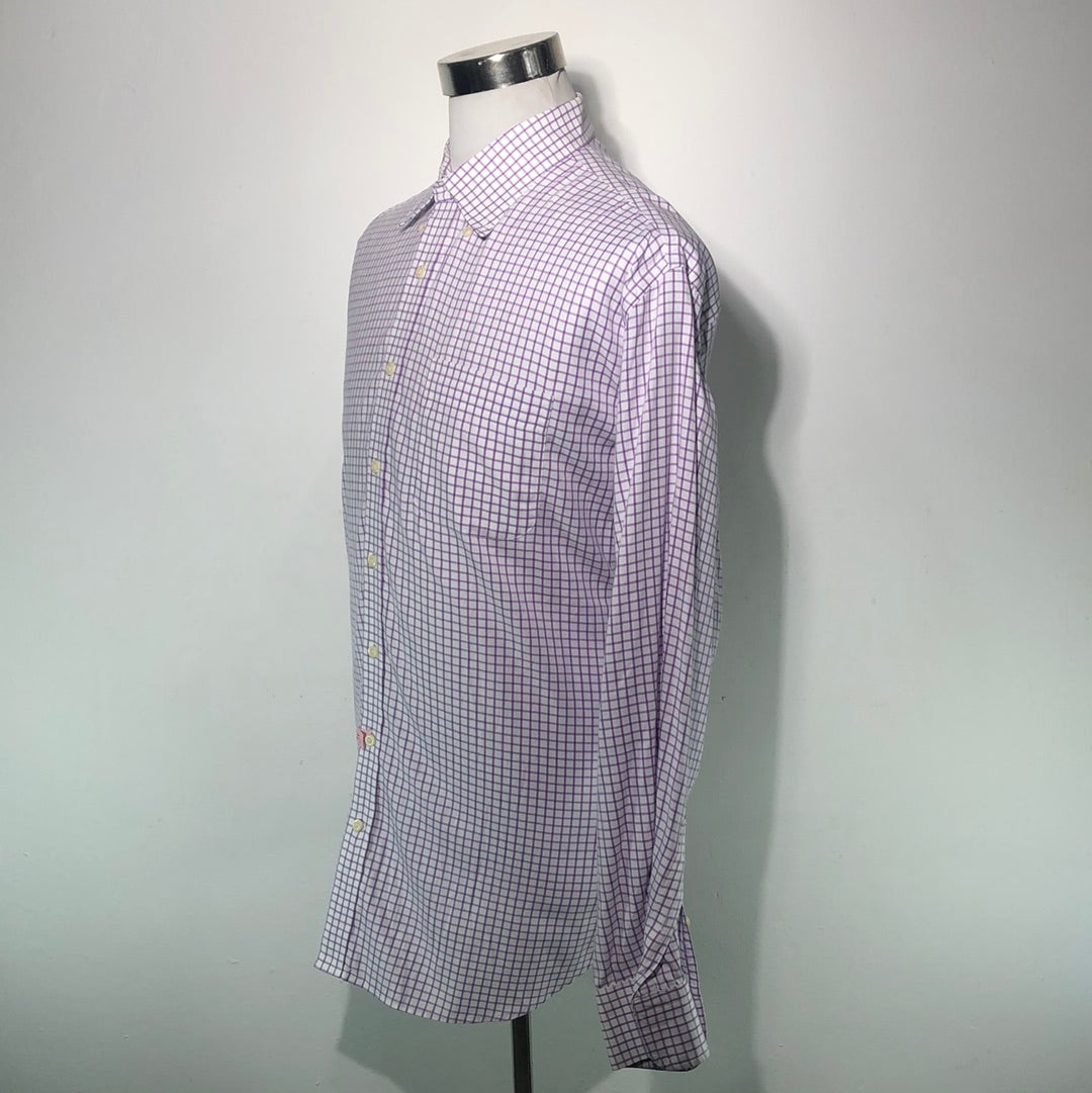 Camisa Blanco de Cuadro Peter Millar
