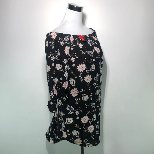 Vestido Negro de Flores Indulge