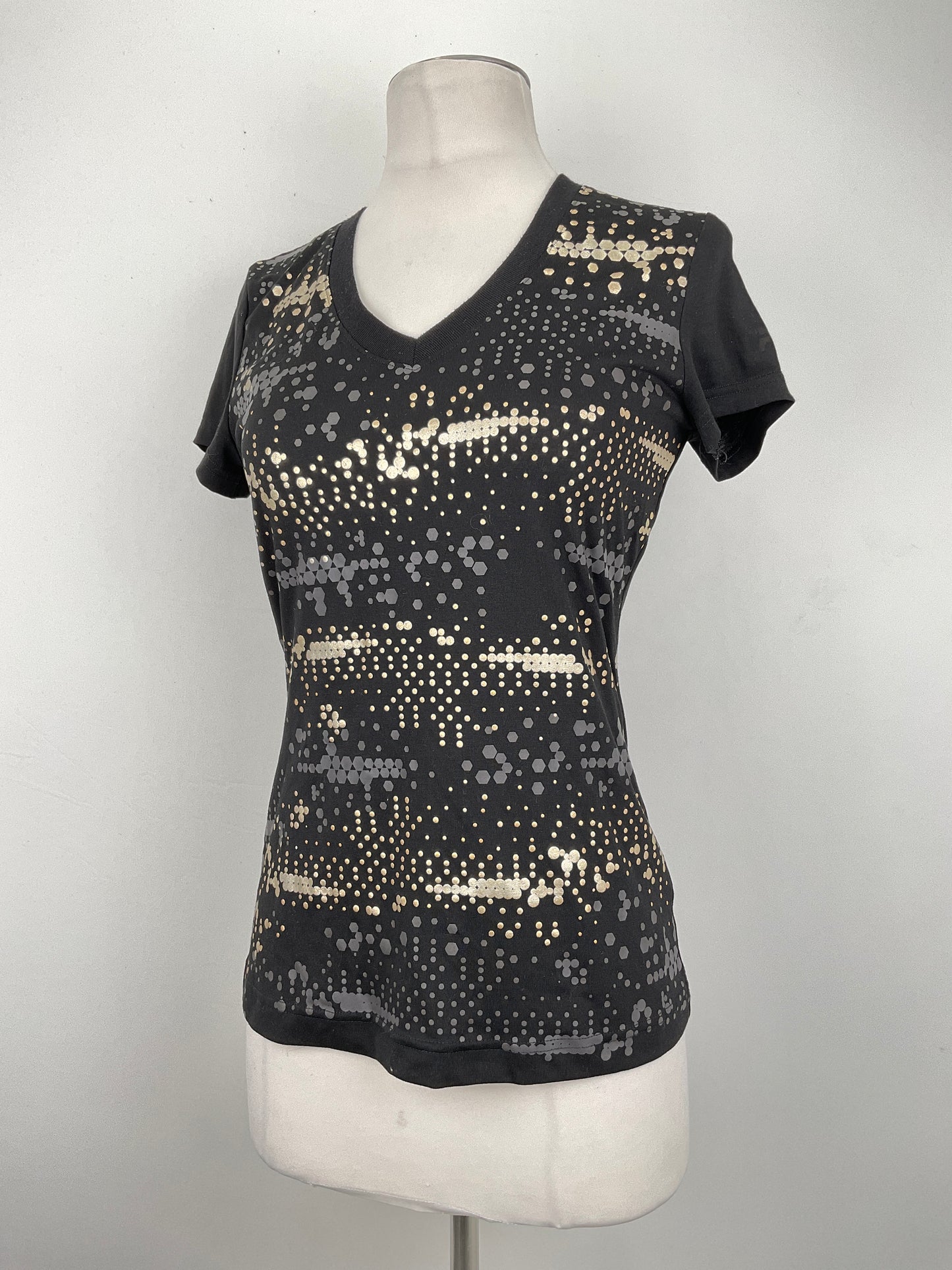 Camiseta Negro de Lunares Fila