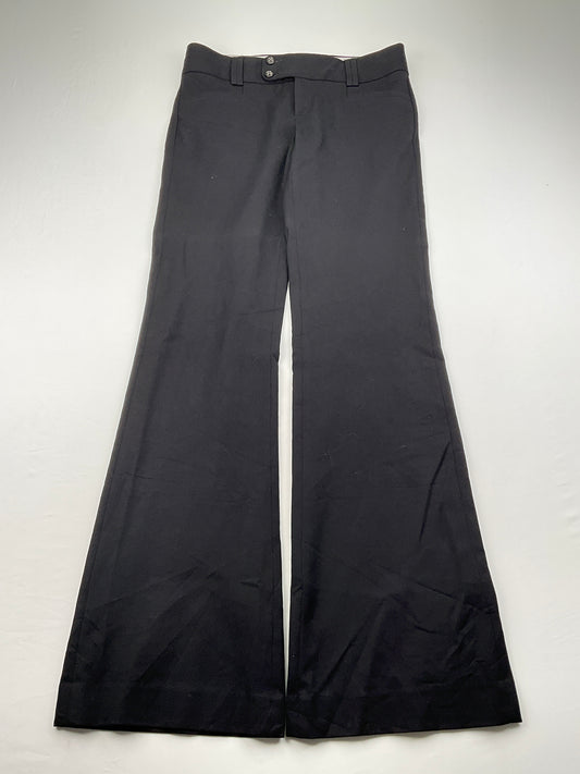 Pantalon Palazzo Negro Banana Republic