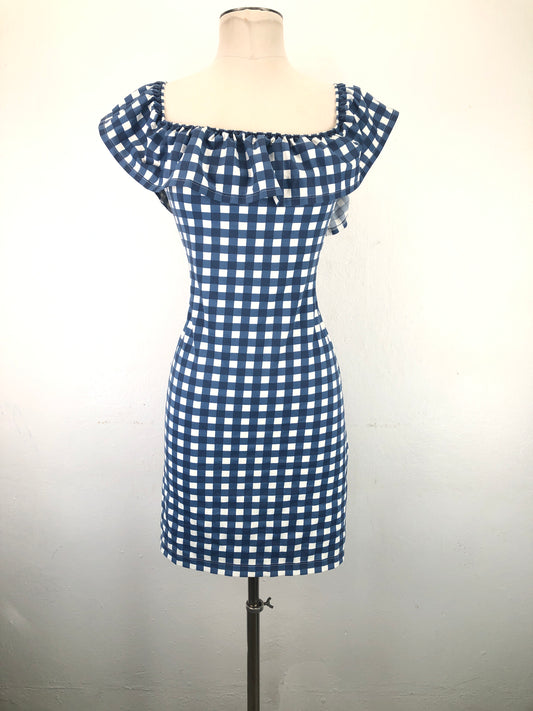 Vestido Azul de Cuadro Sailor - Sailor