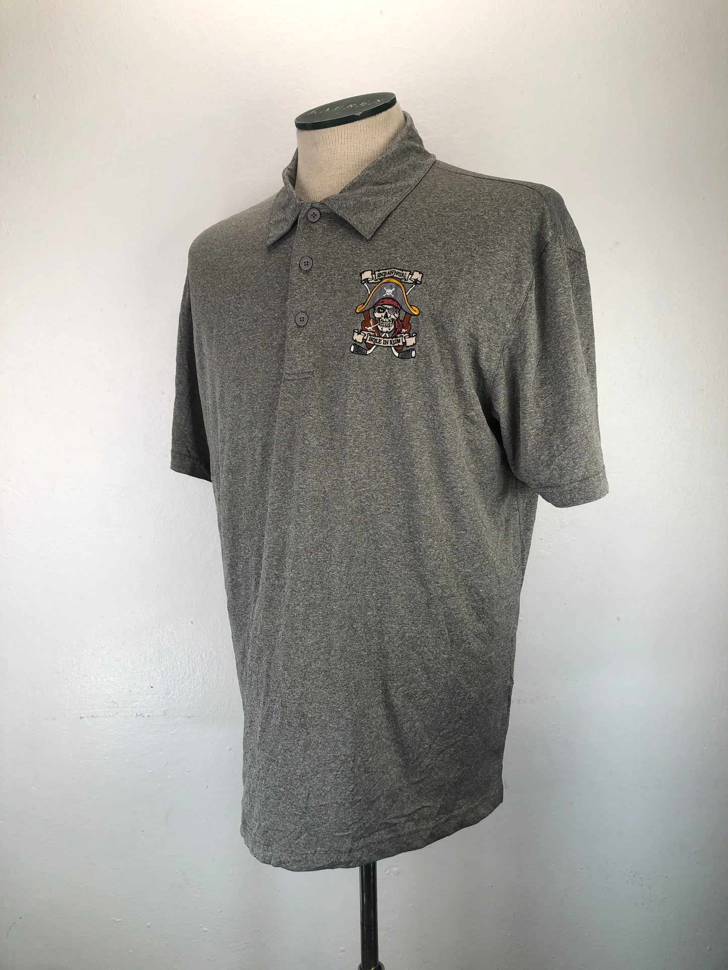 Camiseta Gris Sport Tek