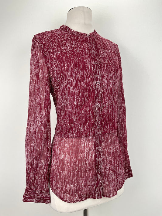 Blusa Rojo vino Banana Republic