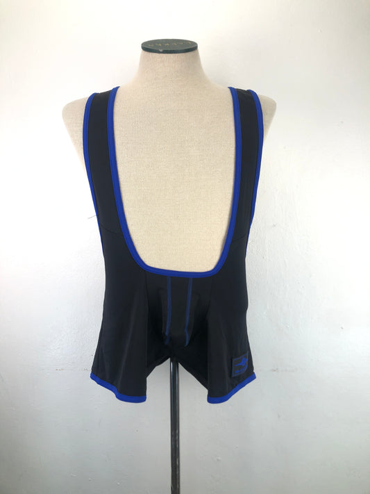 Traje de Luchador Negro Leather