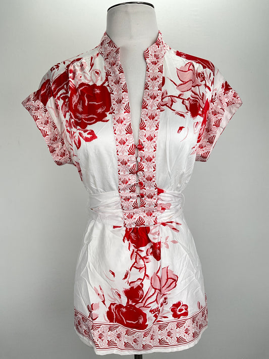 Blusa Blanco Floral Twentyone