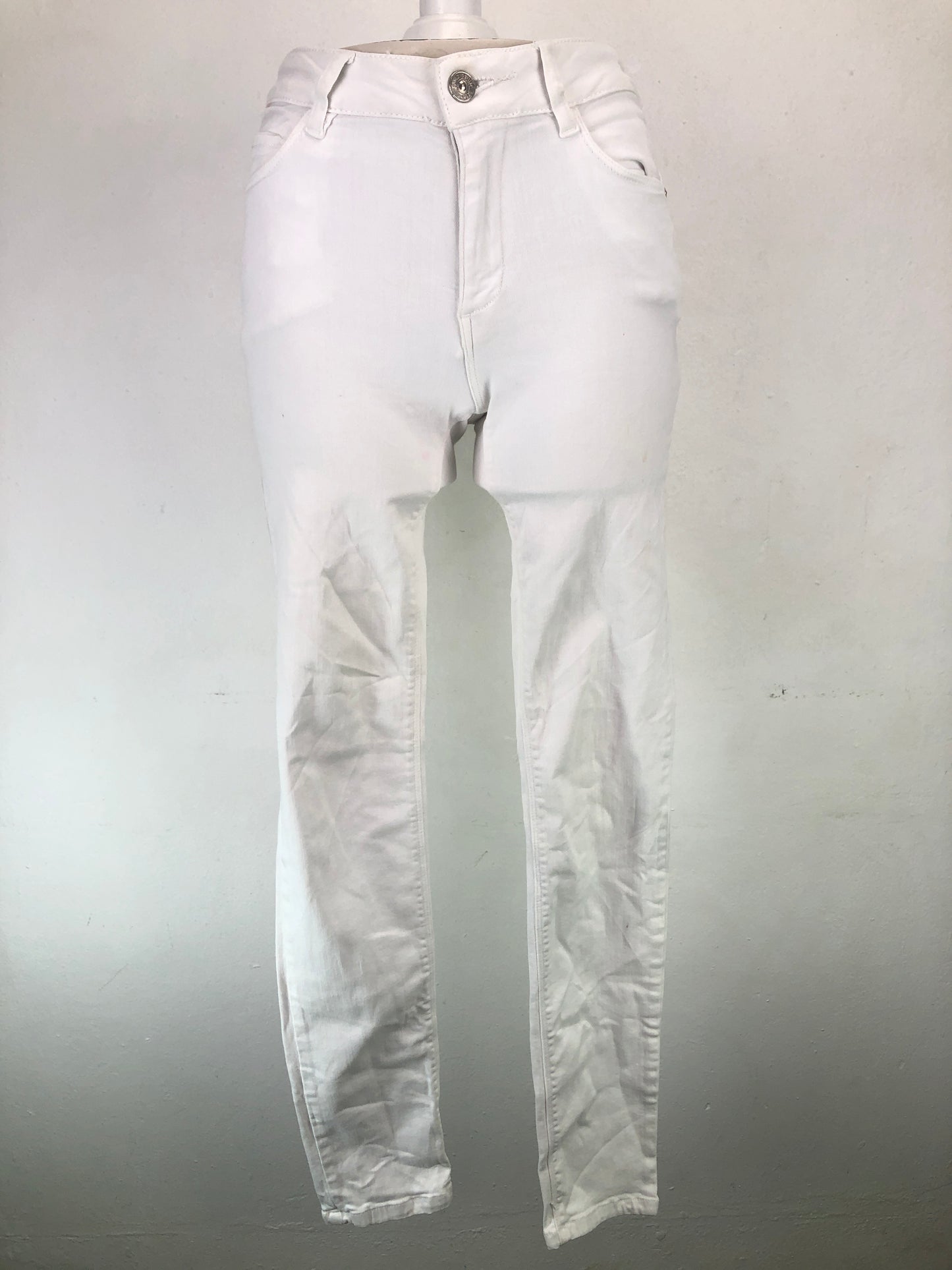 Pantalon Blanco Basic Denim