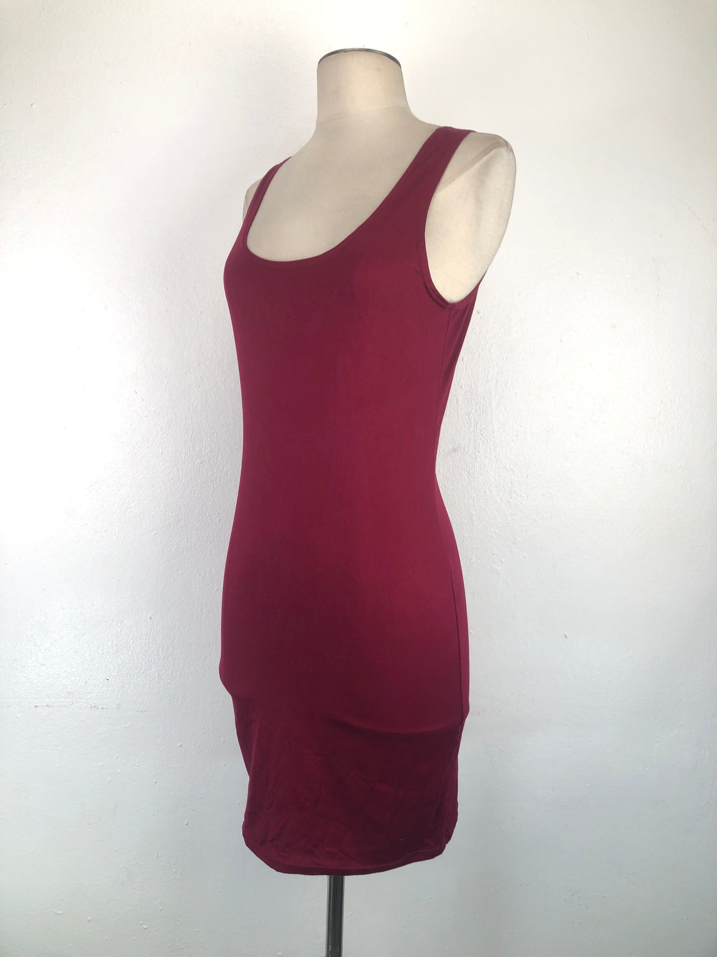 Vestido Rojo Vino Celeste