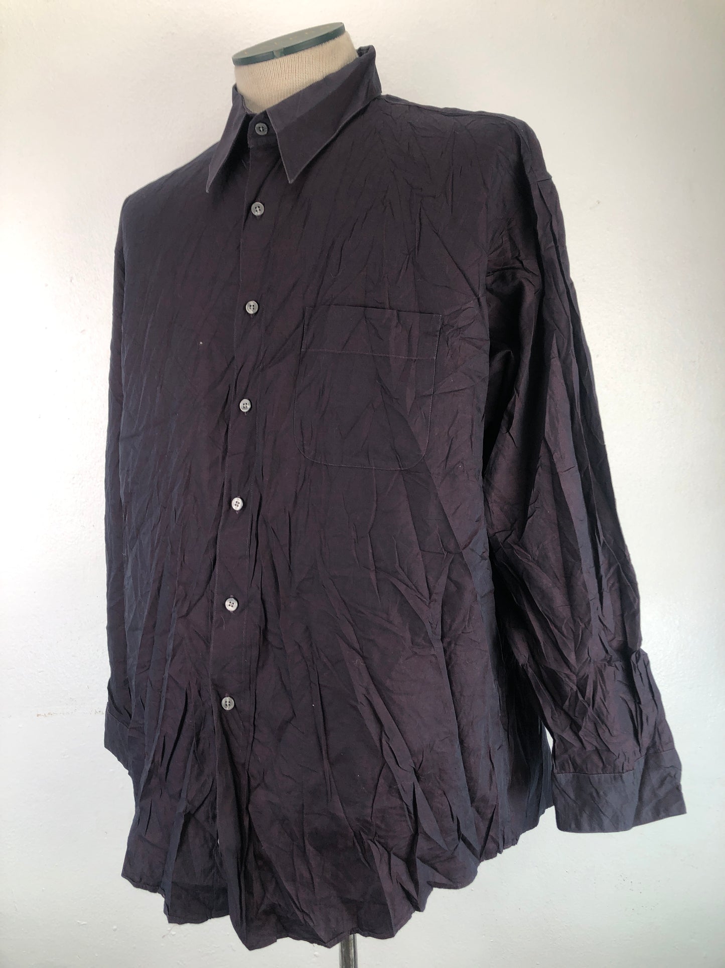 Camisa Azul Marino Perry Ellis